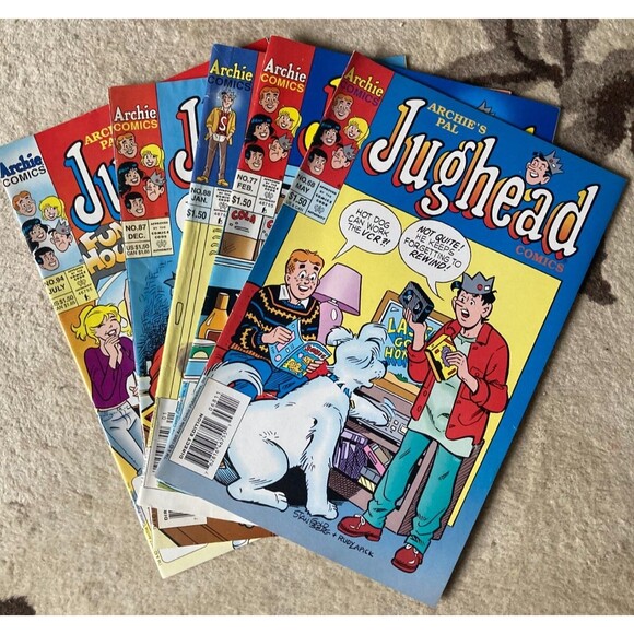 Vintage 90s Jughead Comic Lot 1990s Archie Comics Betty Cooper Veronica Lodge - Picture 1 of 9